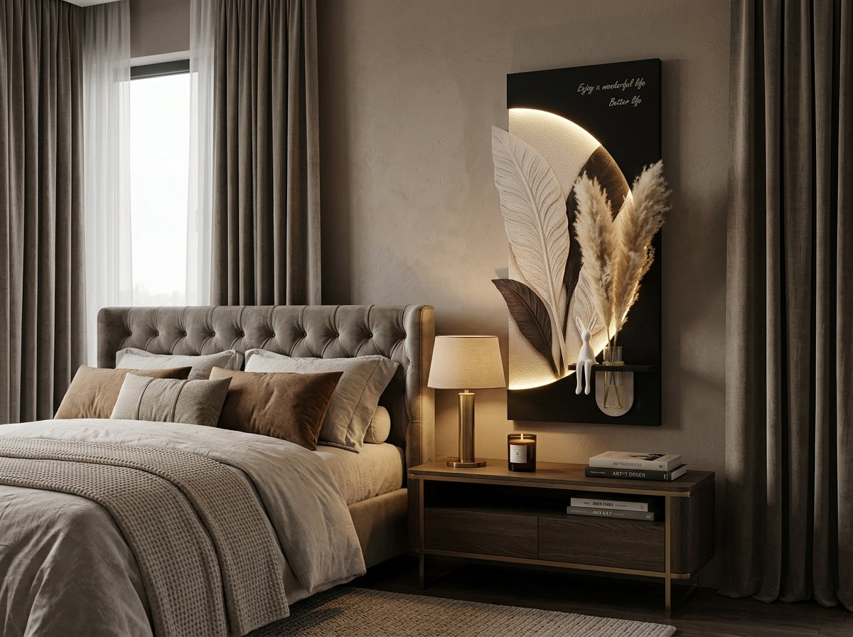 Explore 15 home office wall decor ideas, from wooden wall art and minimalist displays to small-space solutions. Create a stylish, organised workspace.