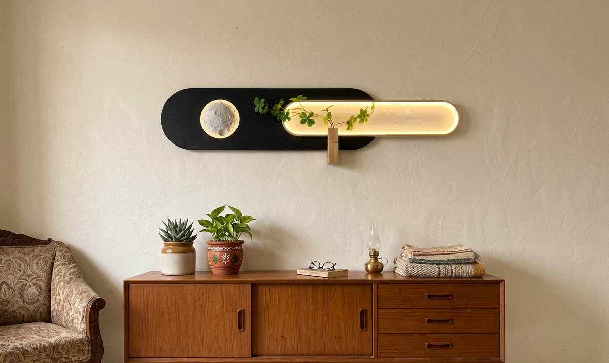 Give your entertainment area a polished look with these wall decor ideas behind TV. Discover wooden panels, subtle LED lighting, textured finishes, floating shelves and practical styling tips for Indian living rooms.