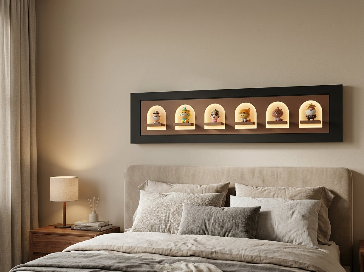 LED wall art oval niche product details and craftsmanship