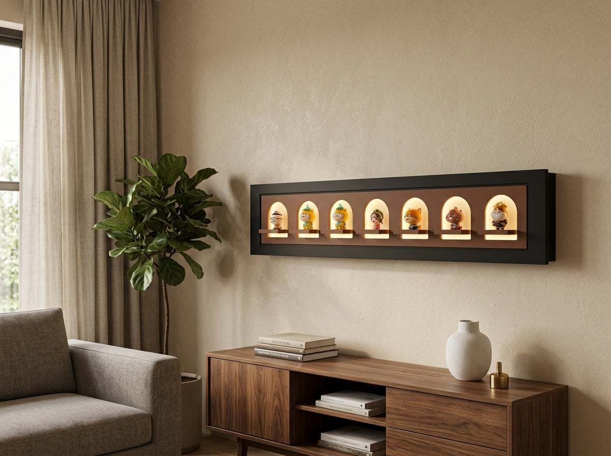 LED wall art installation accessories and mounting kit