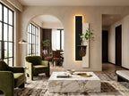 LED wall art dual tone vase panel for living room decor