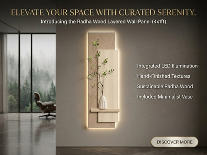 Arch Aura LED wall art package contents including mounting hardware and installation accessories