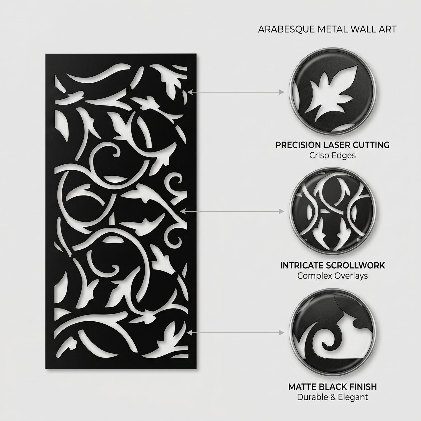 Premium metal wall art design for home decoration