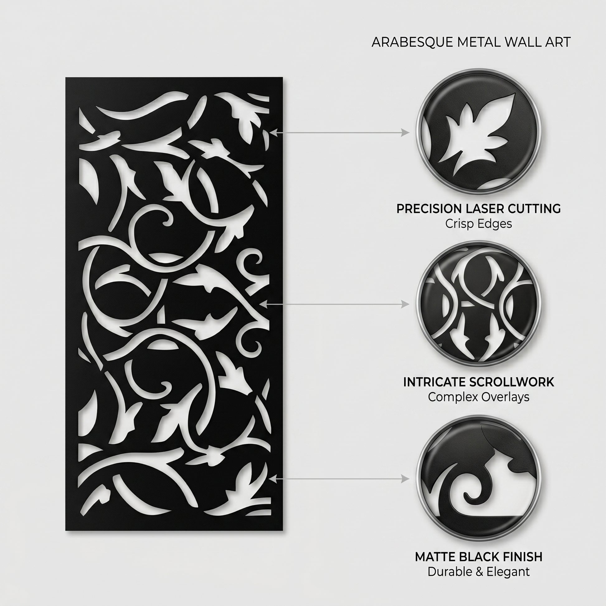Premium metal wall art design for home decoration