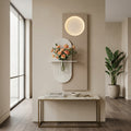 LED wall art Lunar Arch Vase Panel for entryway decor