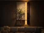 Minimalist luxury wooden wall decor with shelf water resistant handcrafted wall art India