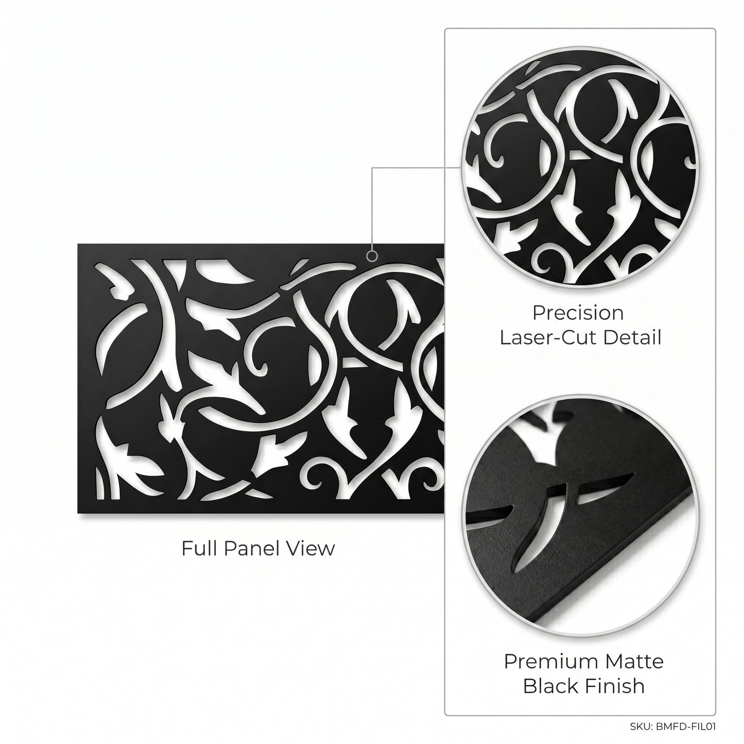 Large wall art panel for bedroom and living room decor