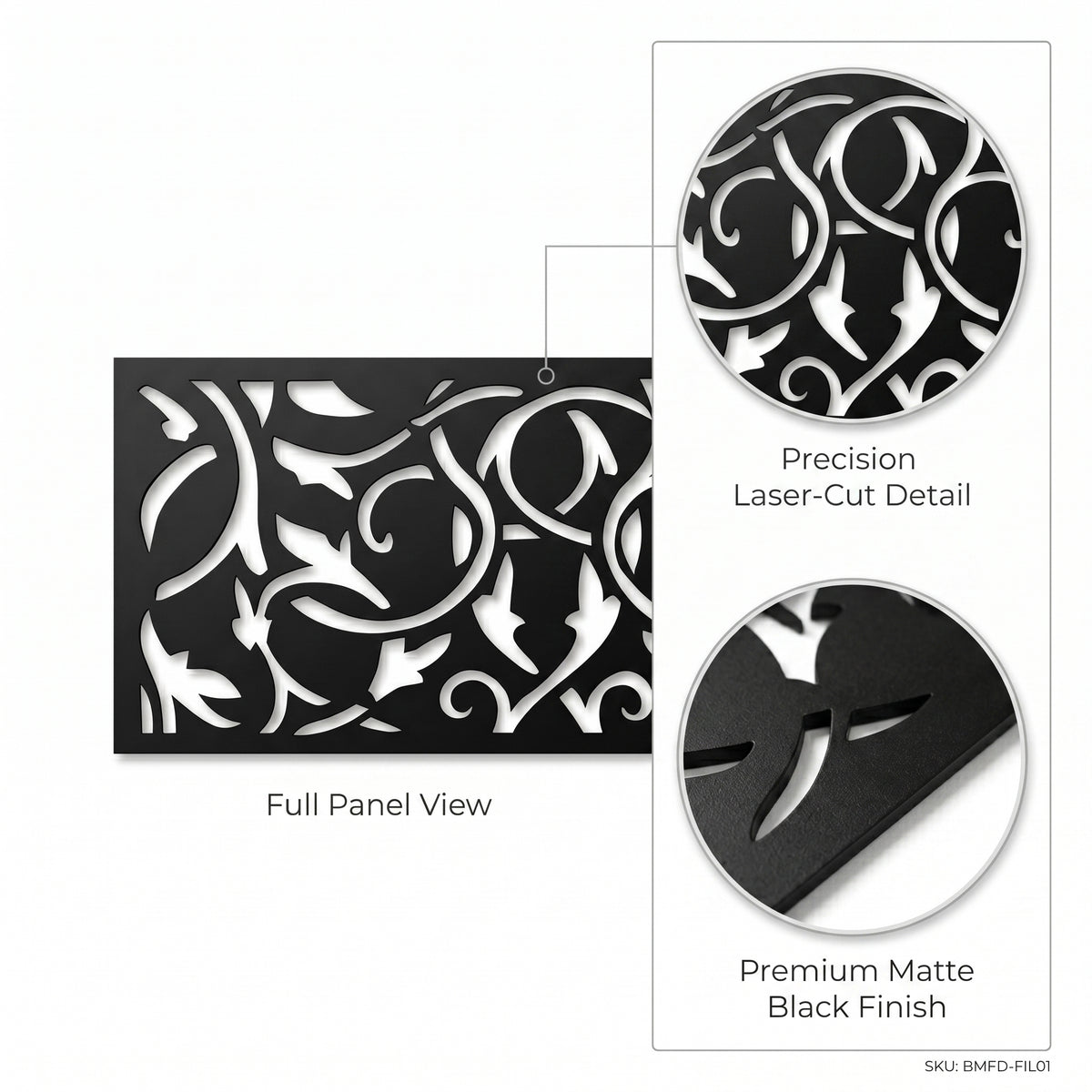 Large wall art panel for bedroom and living room decor