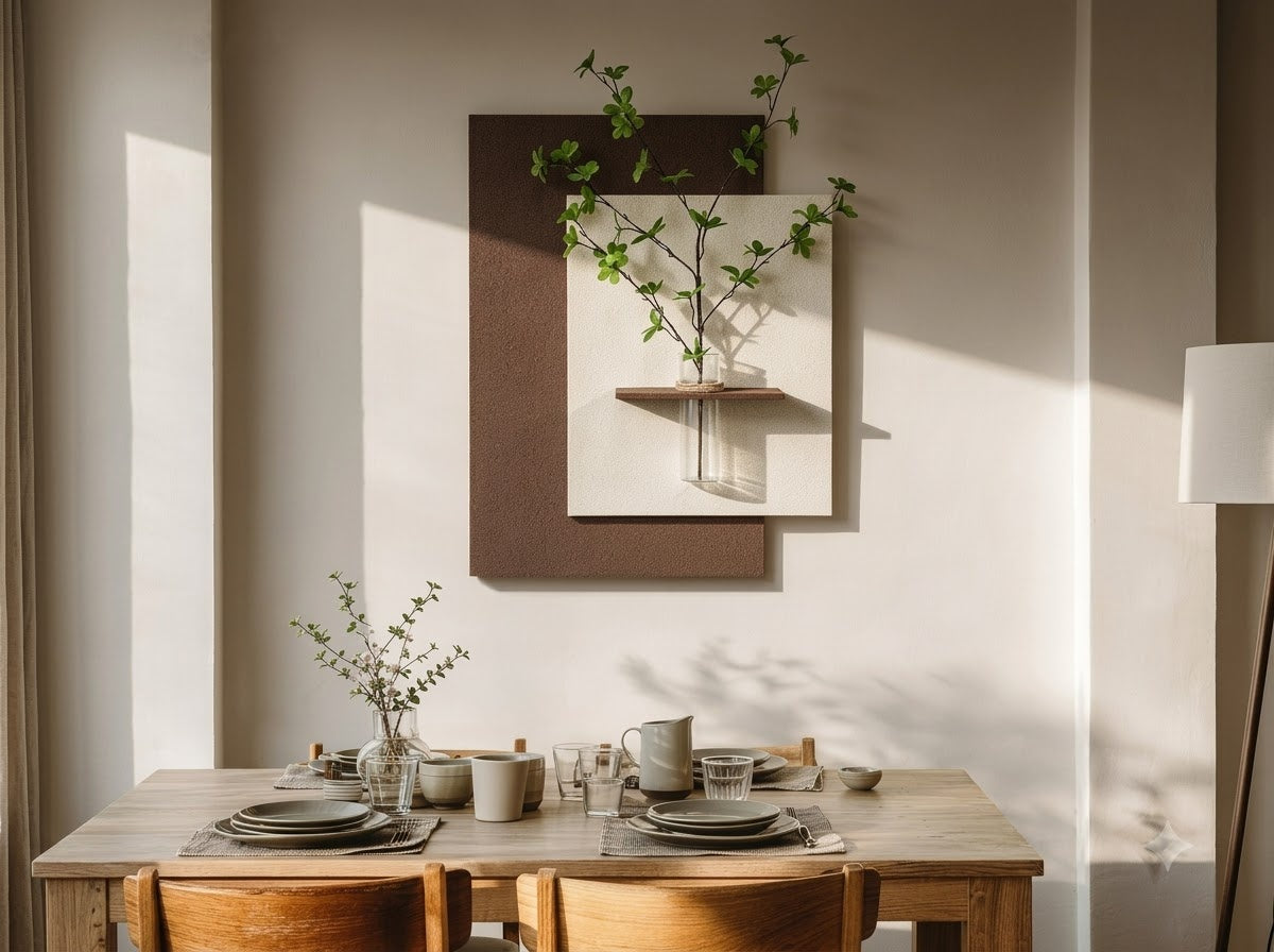 LED wall art oval niche wall decor for living room